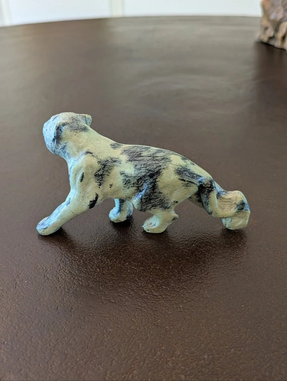 Vintage Carved Stone Panther/Tiger